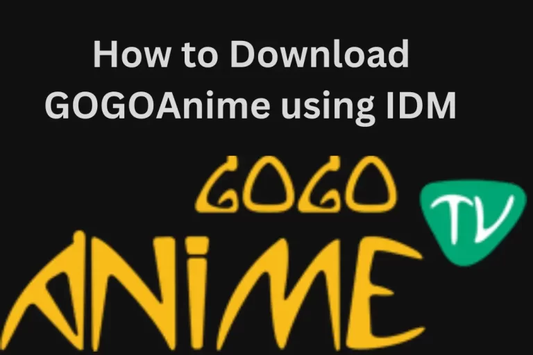 How to Download in Gogoanime Using IDM?